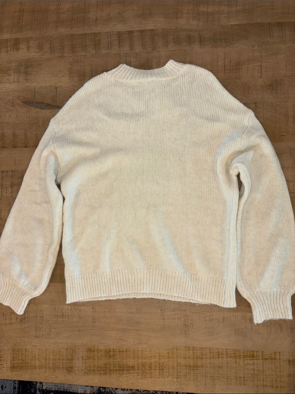 Z Supply Danica Sweater in Sea Salt Size Medium NWT Preppy Capsule Wardrobe $89 - Picture 9 of 9